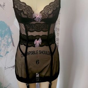 Victoria secret lingerie with pink bows